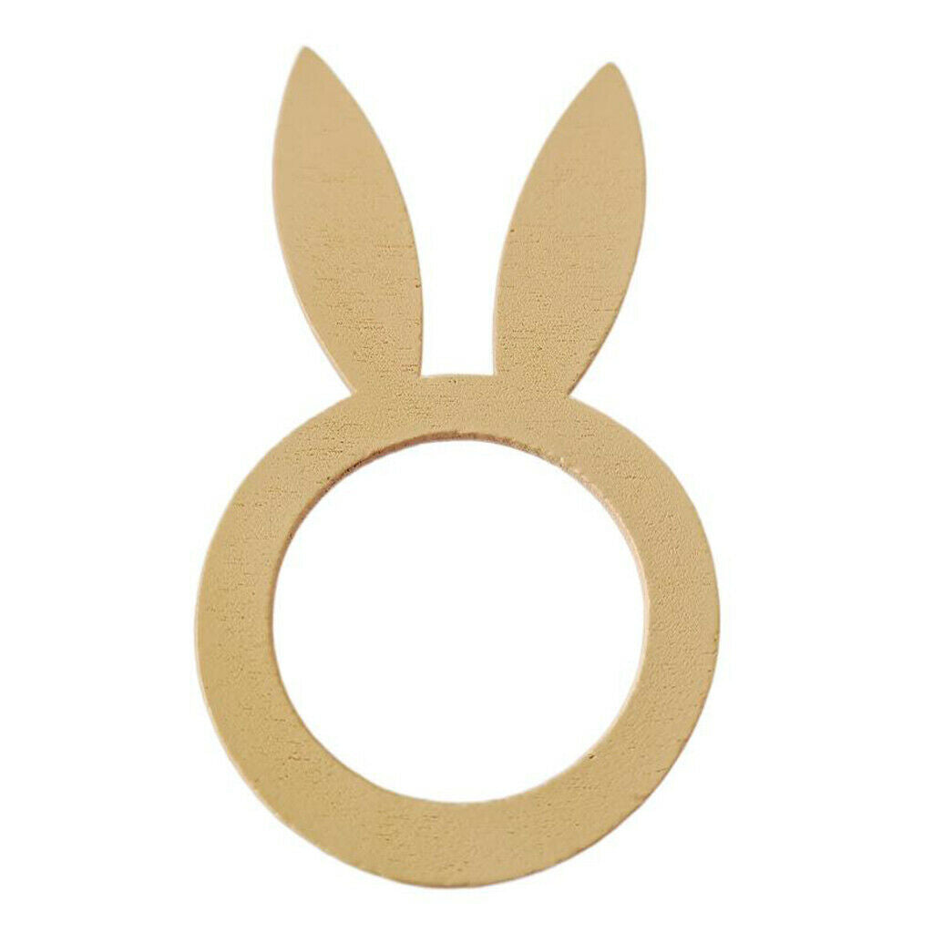 20Pcs Napkin Rings Party Serviette Holder Rabbit Rack Tables Decoration