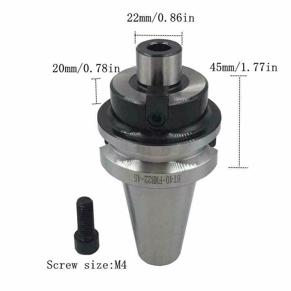 BT40 FMB22 Arbor +APMT1604PDER Inserts + BAP 400R-50-22-4F face milling tool