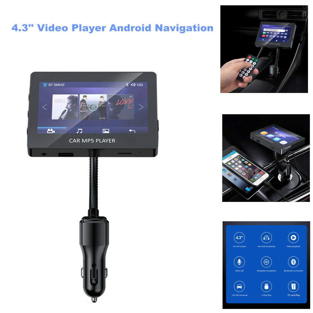Car 4.3'' Video Player Android Navigation Bluetooth USB/TF/AUX Stereo Radio MP5