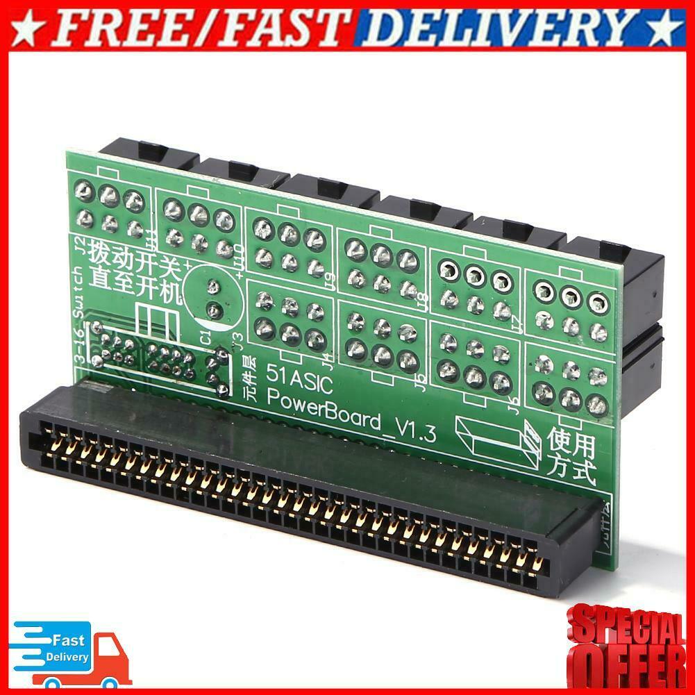 750W-1200W Power Supply Breakout Board 10 Ports PCIe 6 Pin for DPS-800GB A BTC