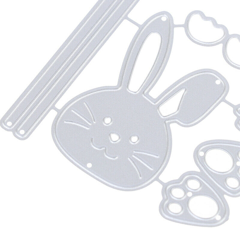 Bow Rabbit Metal Cutting Dies DIY Album Stamp Paper Card Embossing Decor .l8