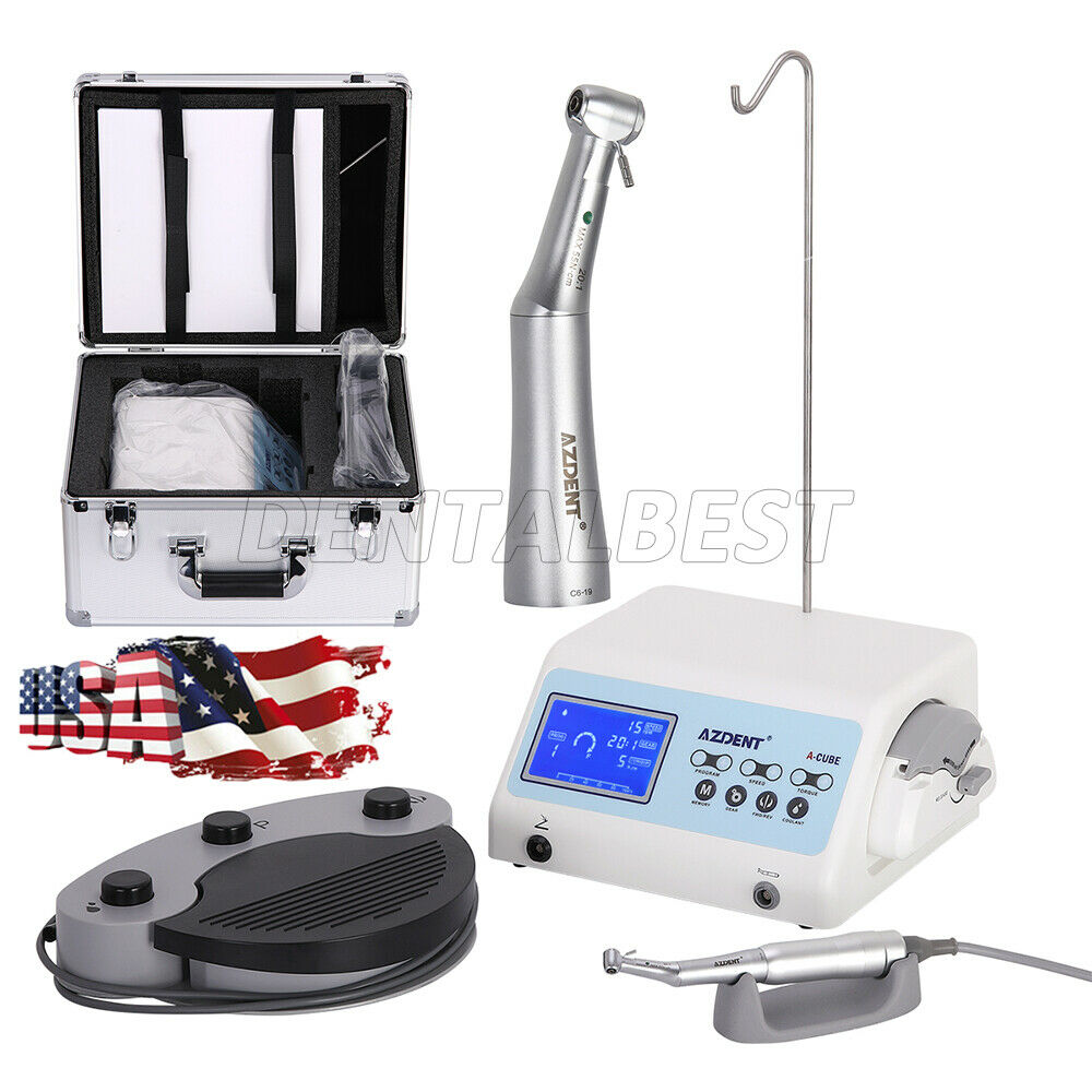 Dental Implant Surgical Brushless Motor With 20:1 Contra Angle Handpiece AZDENT