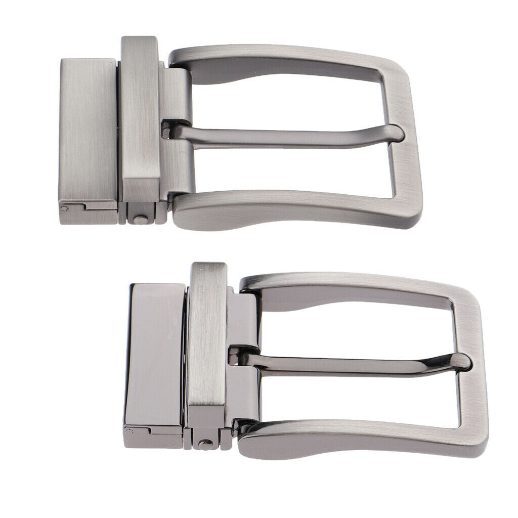 Set of 2 Roller Buckle Replacement Pin Buckle for Leather Belt