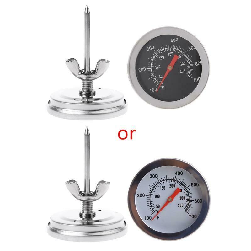 Stainless Steel Oven Thermometer BBQ Smoker Grill Temperature Gauge 50~350â„ƒ, 100