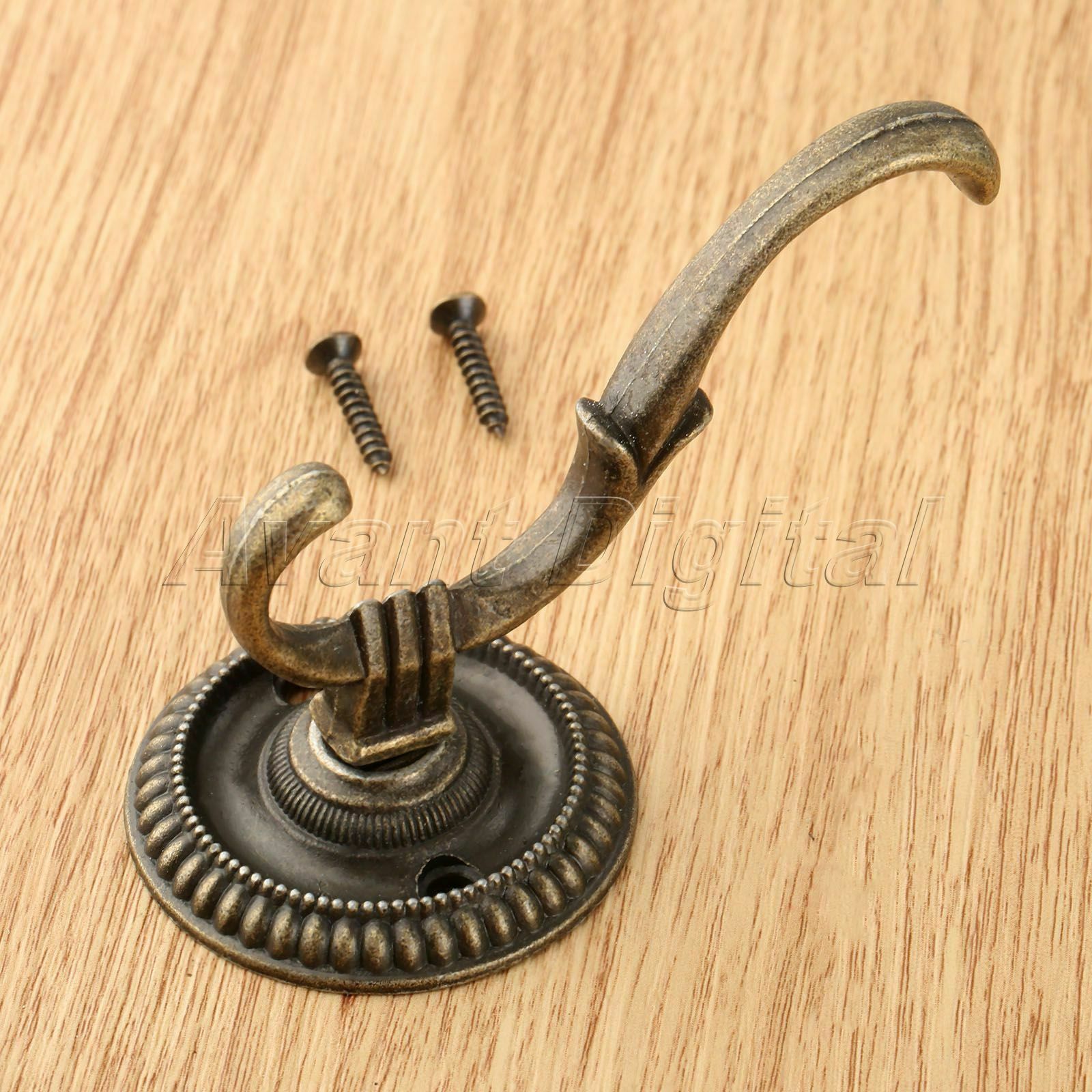 75*63*44mm Furniture Cloth Hat Hanging Hook Retro Bathroom Wall Door Hanger 1Pc