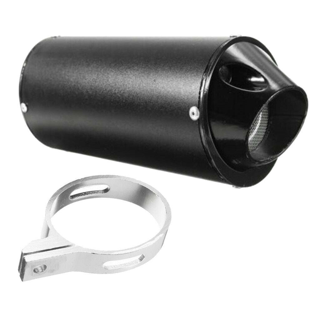 28mm 50cc-125cc Dirt Pit Blue 28mm Exhaust Muffler Pipe + Clamp For TTR CRF50