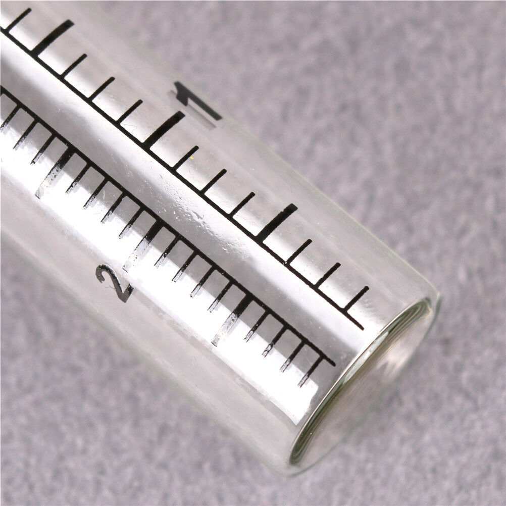 22*140mm Glass Rain Gauge Replacement Tube Outdoor Home Garden Yard Suppl.l8