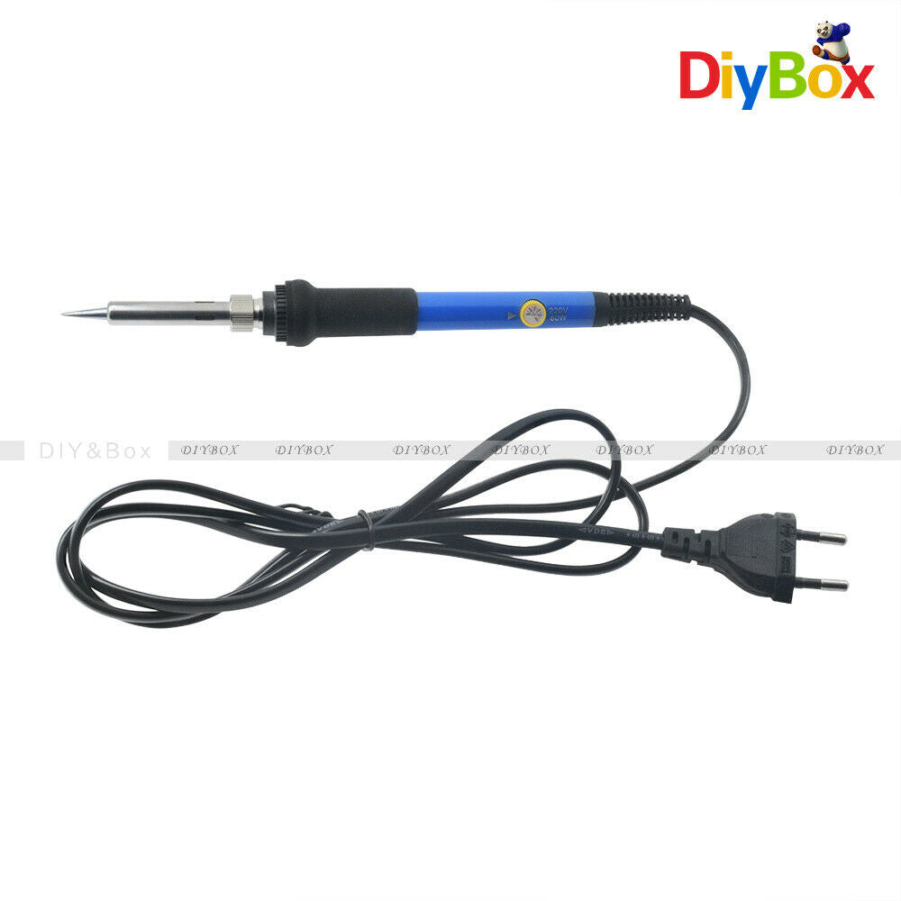 220V Temperature Adjust Electric Welding Soldering Iron Heat Gun Pencil EU Plug