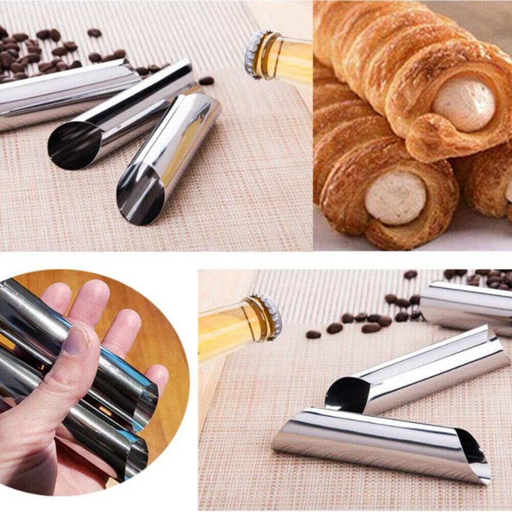 Stainless Steel Cannoli Forms Horn Mould Cake Horn Mould Cannoli Tubes Shells