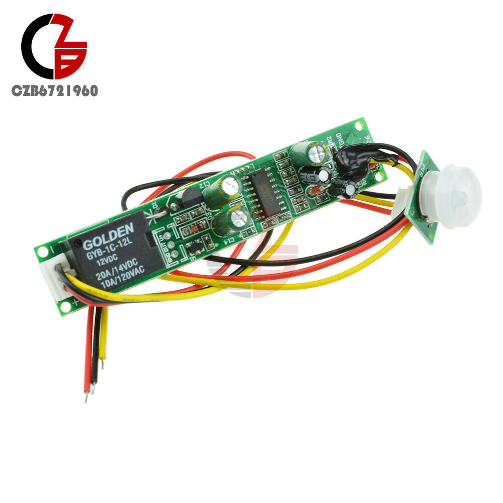 5A DC 12V Useful IR Pyroelectric Infrared PIR Motion Sensor Detector Module