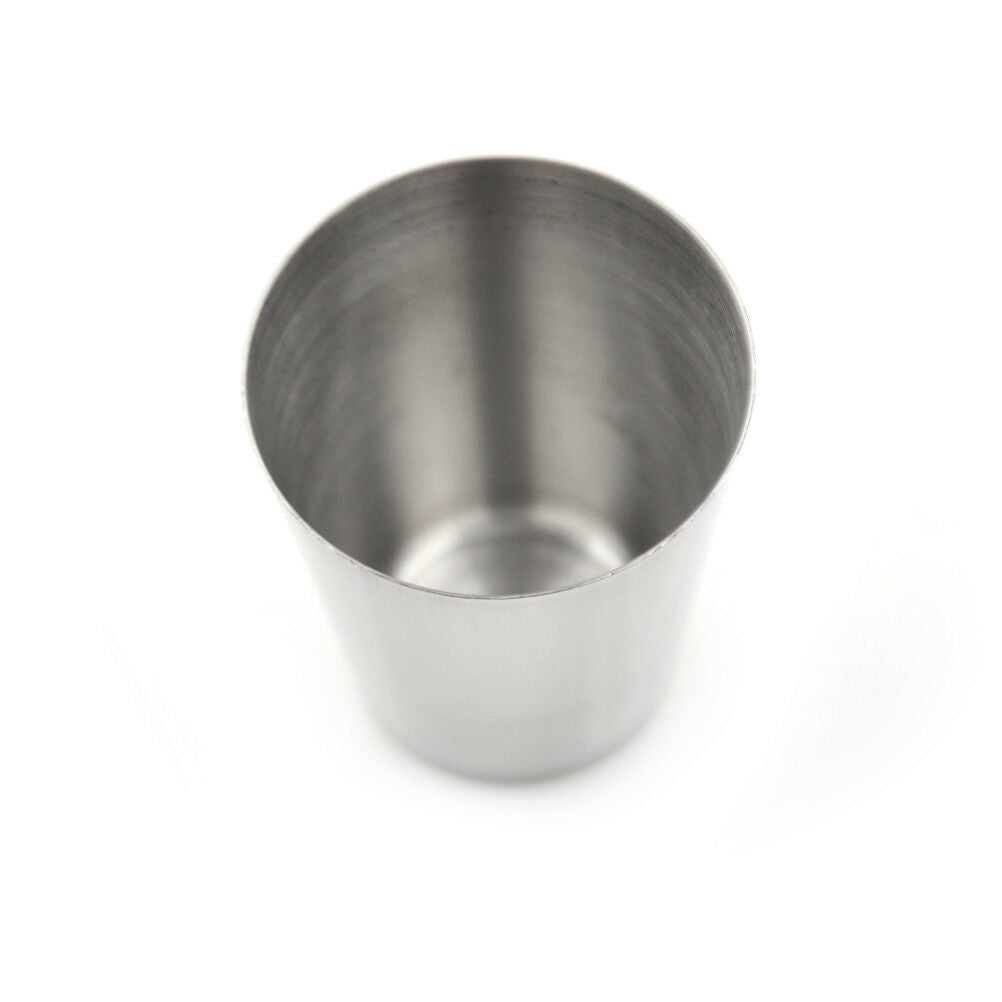 4pcs Camping / Travel Stainless Steel Shot Glass Set Fad US