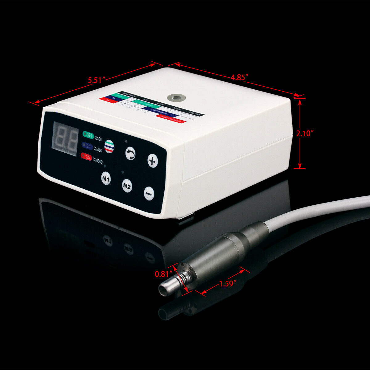 Dental NSK Style LED Brushless Electric Micro Motor Internal Spray 1:1/1:5/16:1