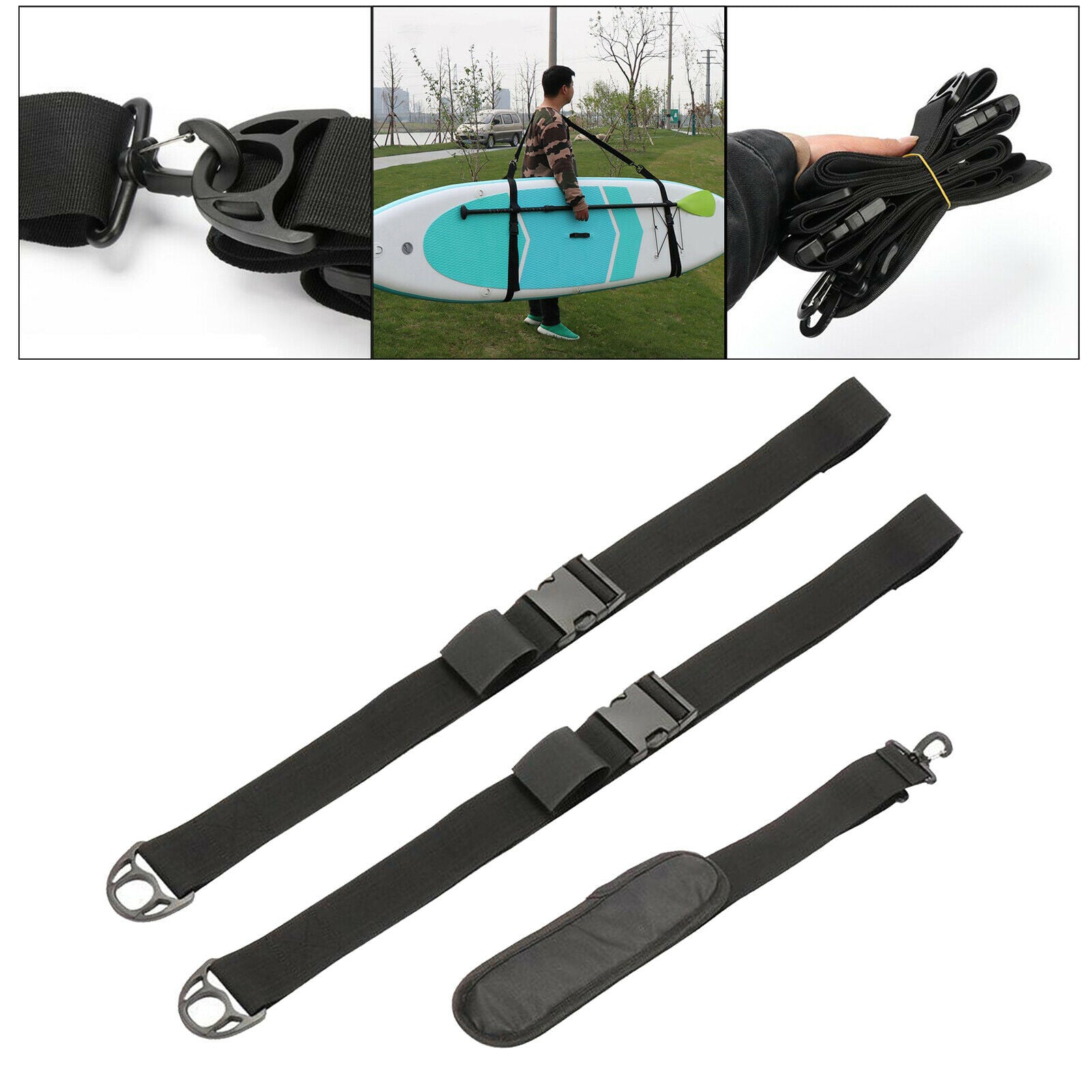 Stand Up Paddleboard Kayak Carry Strap Longboard Shoulder Strap Carrier Belt