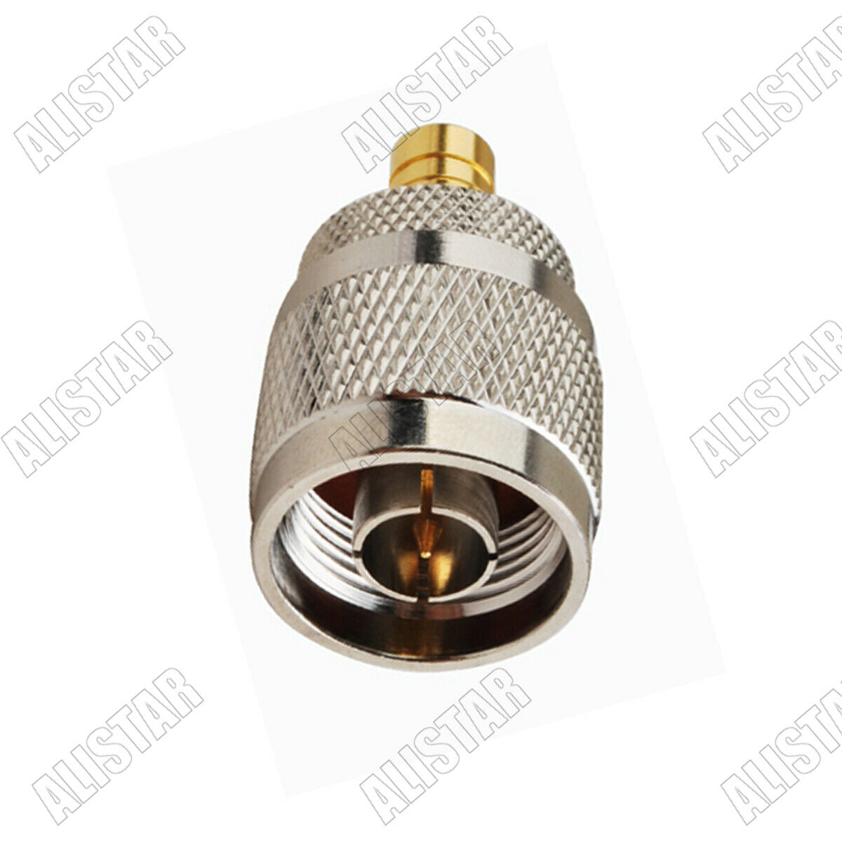 10x SMB Female Jack to N Type Male Straight Coaxial Connector Adapter New Nickel