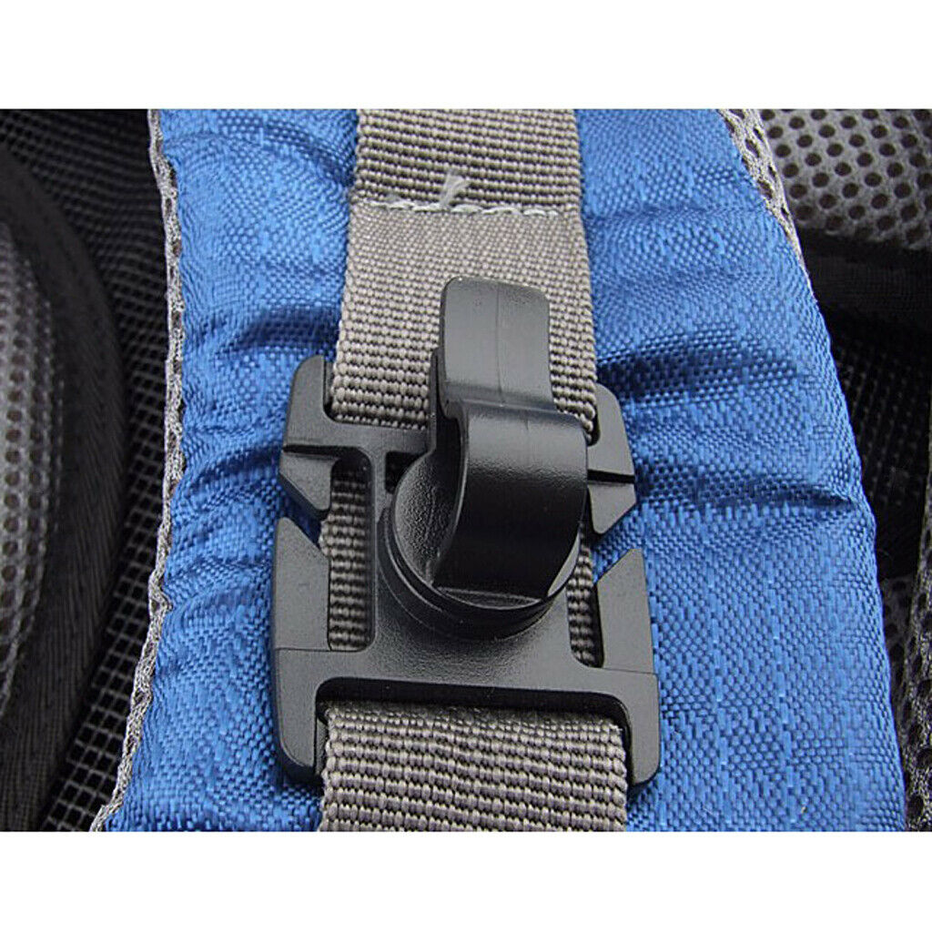 3pcs Hose Clip Travel Water Bladder Drinking Tube Buckle for Backpack Strap