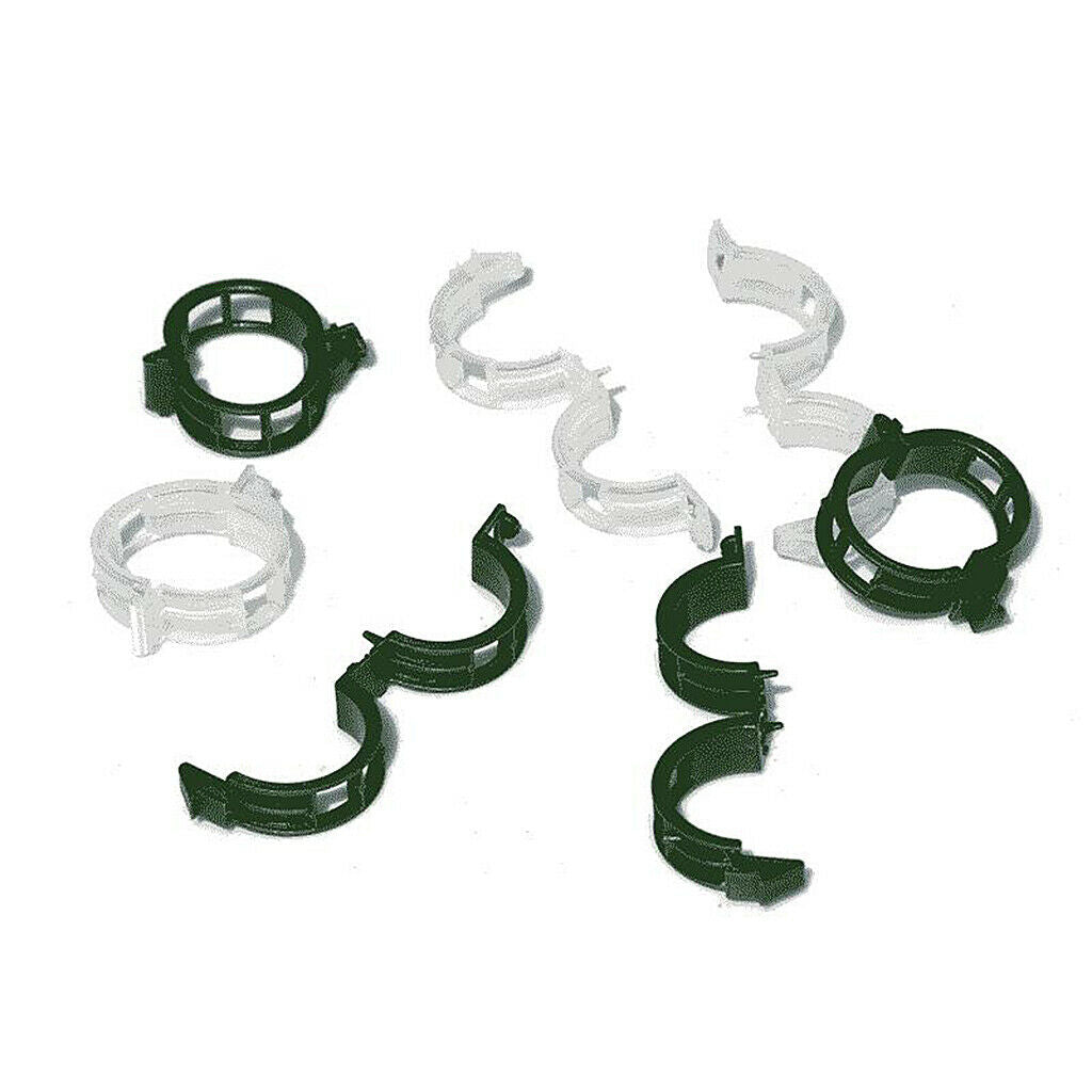 Set of 200 Plant Support Clips Tomato Twine Garden Planting Trellis Clips