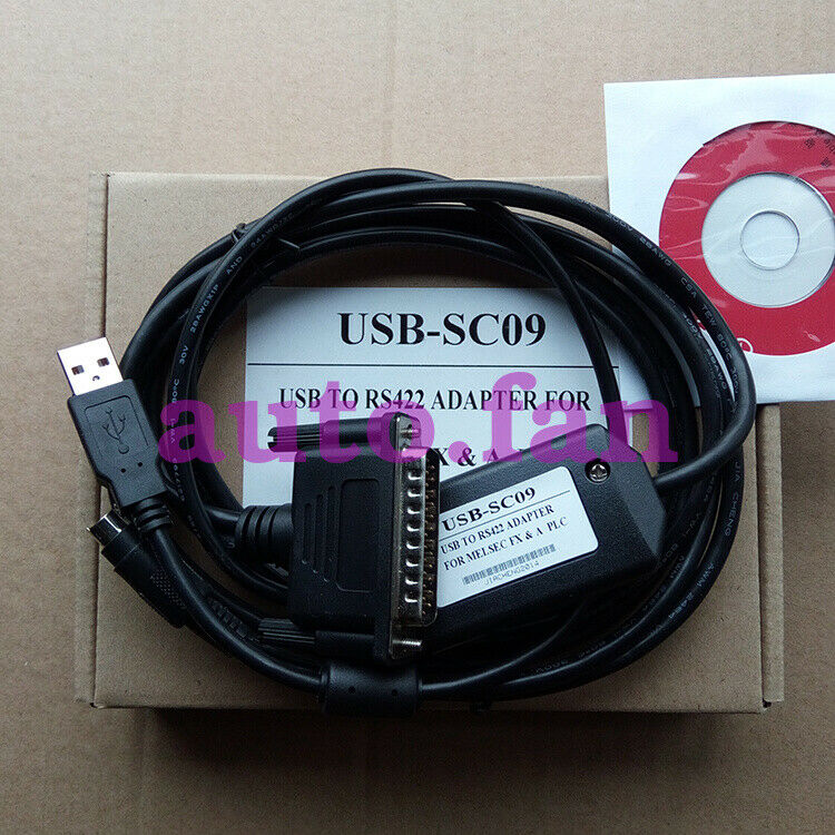 1pcs for Mitsubishi plc programming FX/A series universal link cable USB-SC09