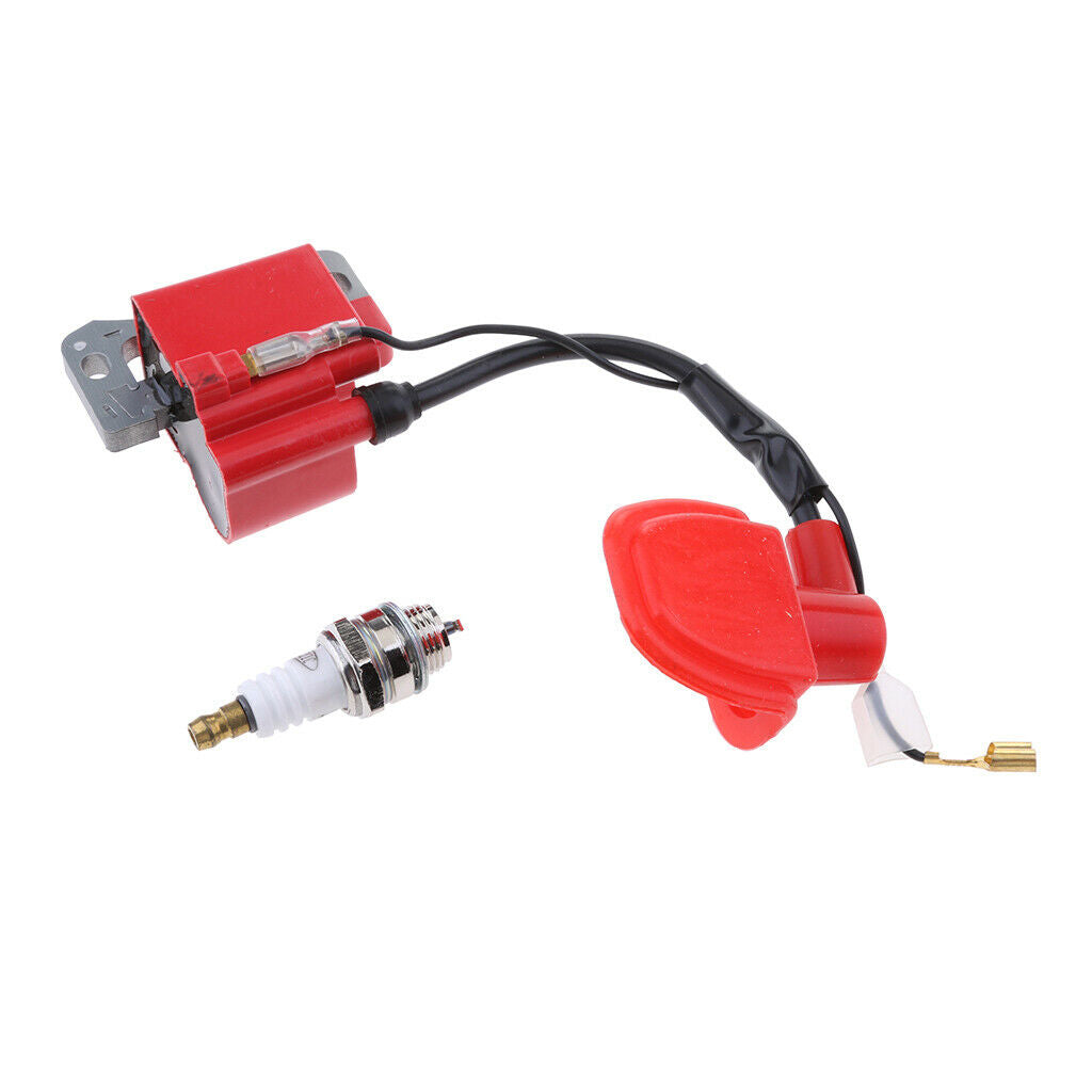 Ignition Coil Wire with Spark Plug for 2-Stroke 43CC 47CC 49CC Pocket Bike Kids