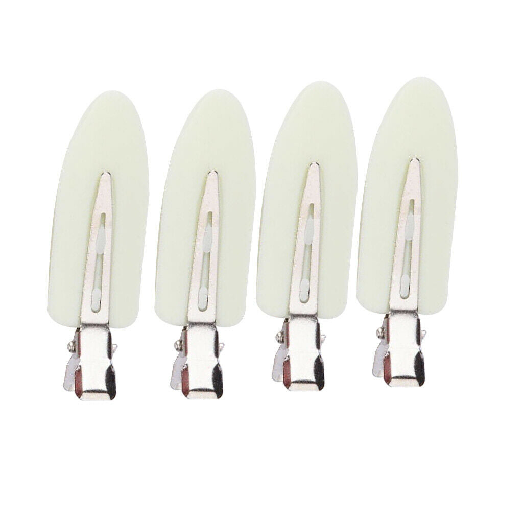 16x Durable Plastic No Bend Hair Clips No Mark Headwear Perming Clamps