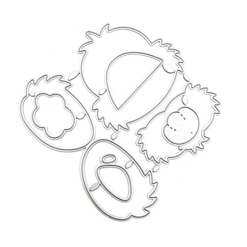 Dog Metal Cutting Dies Stencil Scrapbooking DIY Album Stamp Paper Card Mold Art