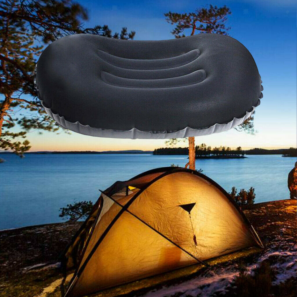 Ultralight Inflating Camping Pillows, Compressible Travel Pillow for Neck &
