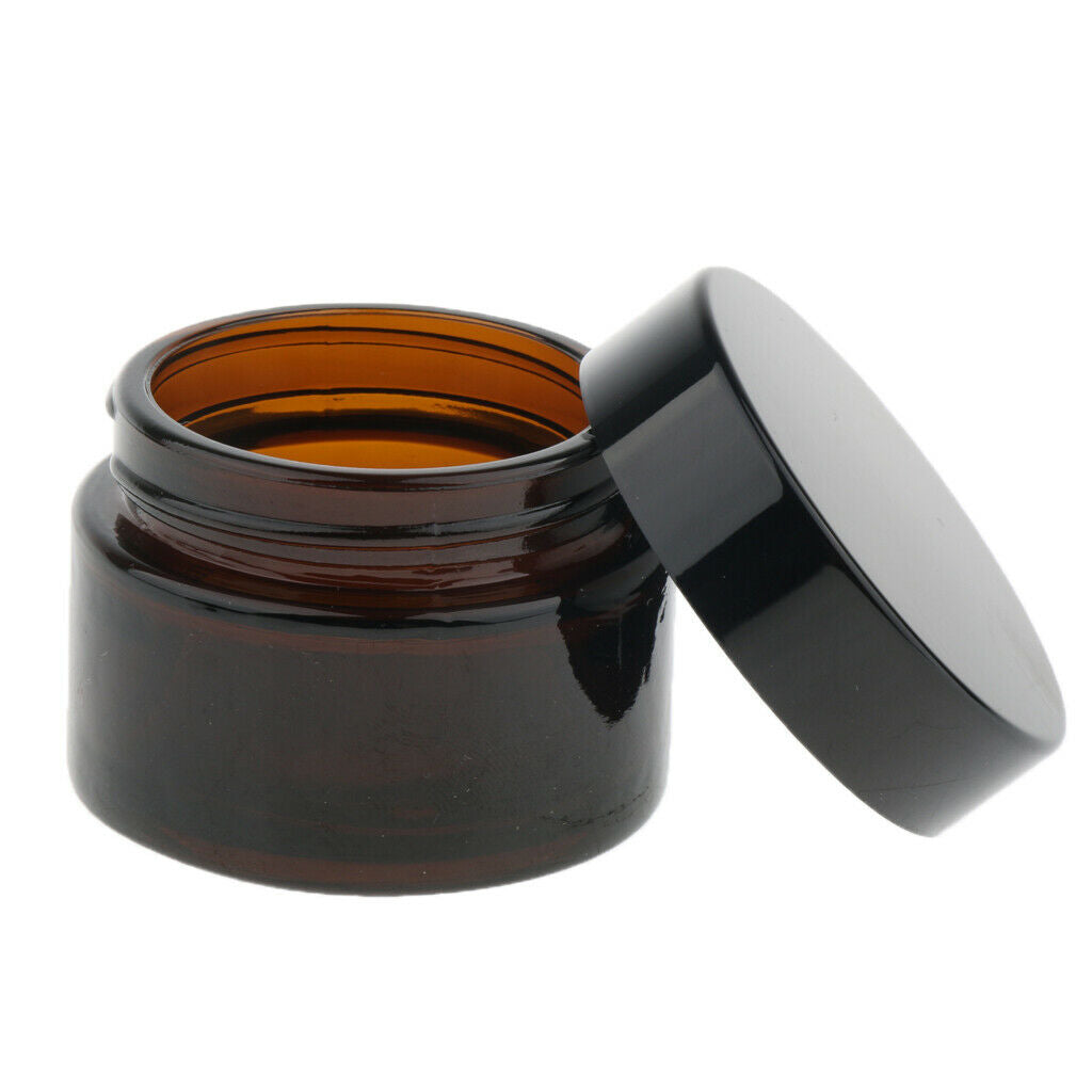 12X, Refillable Empty Glass Makeup  Containers Jar Cannings Home Travel