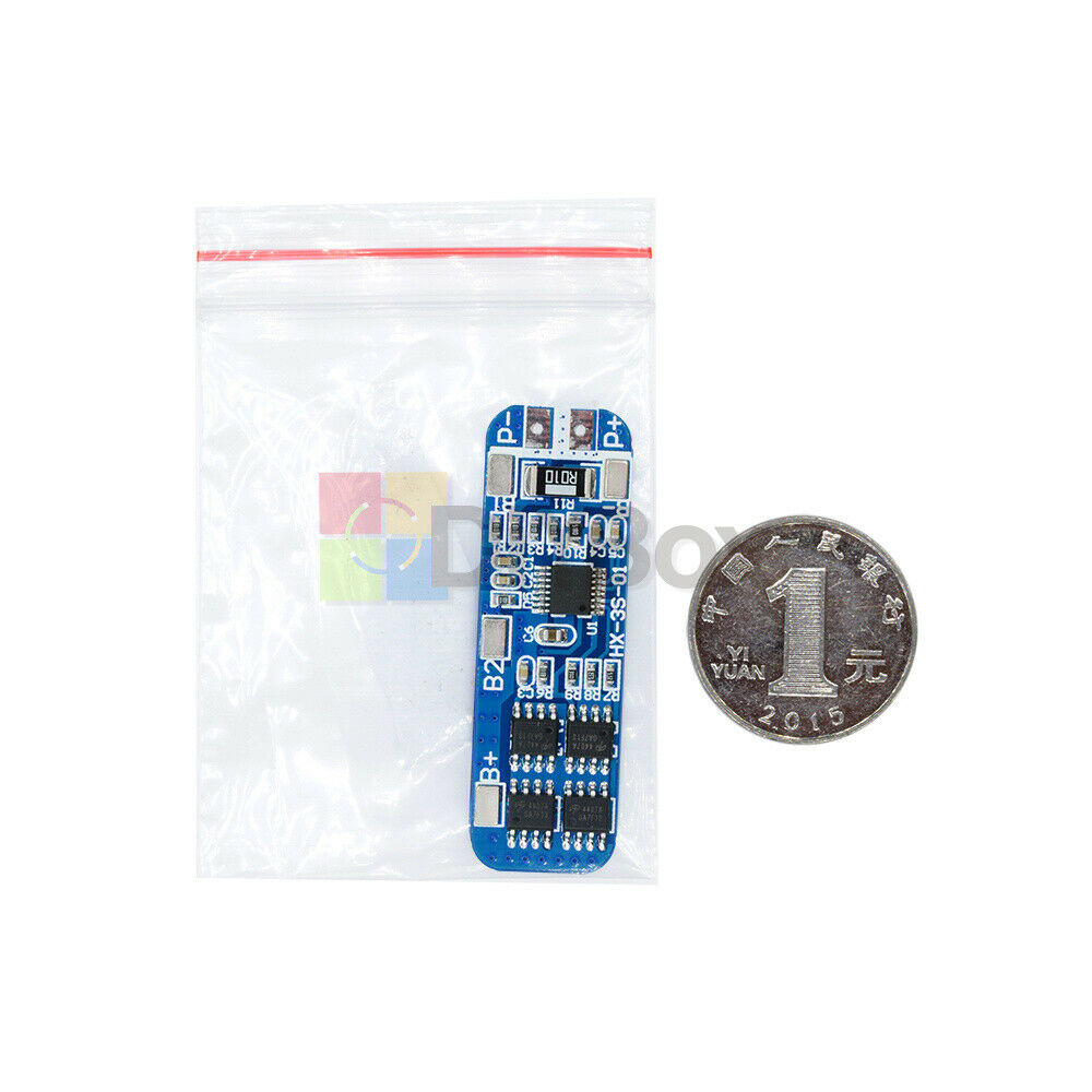 3S 10A 18650 Li-ion Lithium Battery Protection Board  3.7V  HX-35-01 BMS Charger