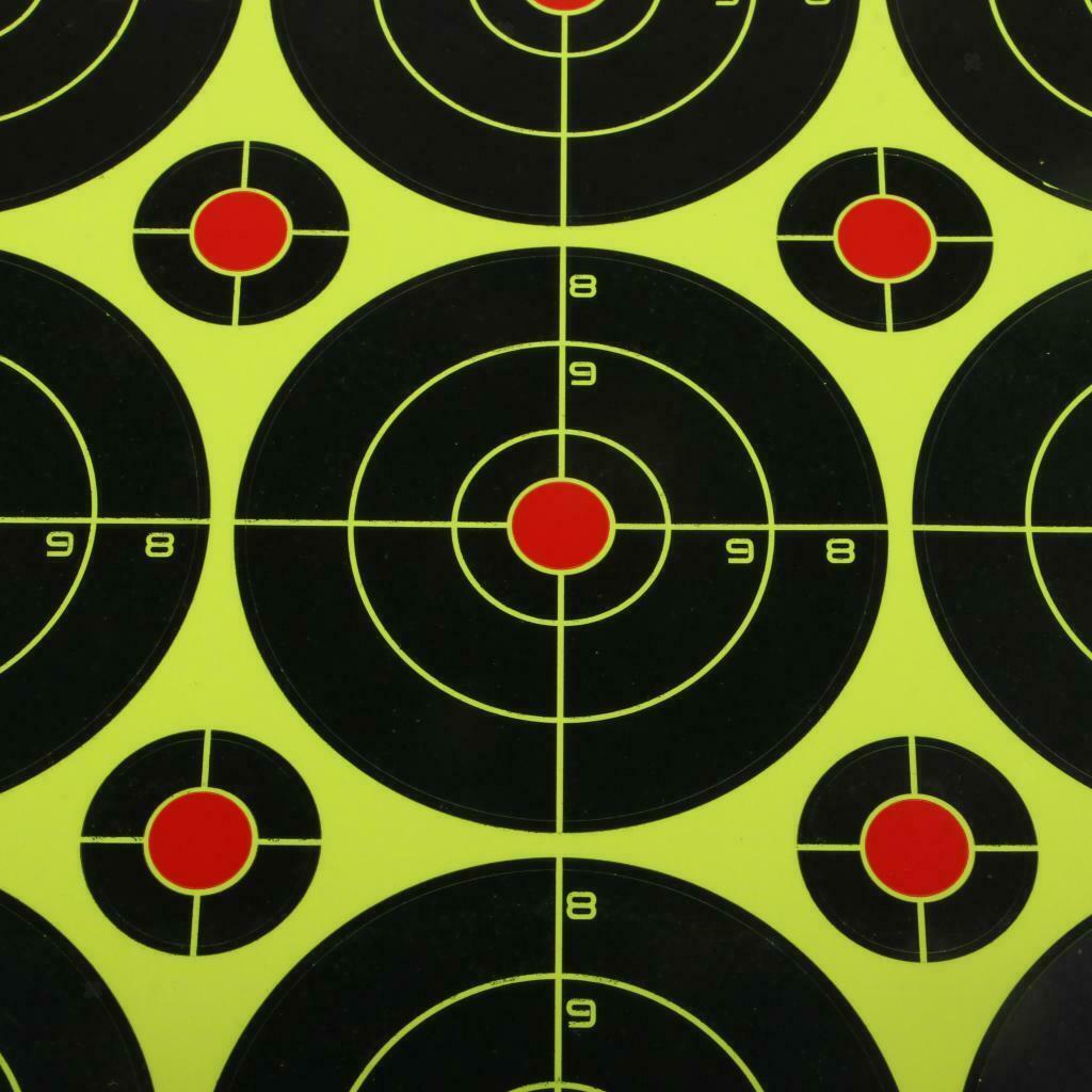 90pcs Shooting Targets Reactive Splatter Dia. 8cm Adhesive Paper Target