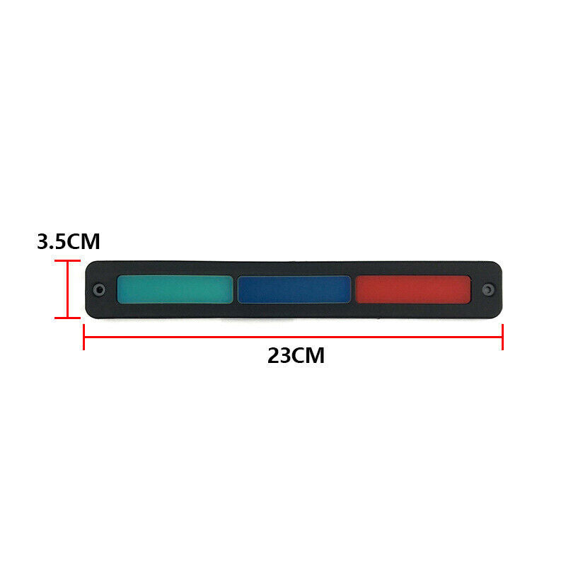 2PCS DRL LED Car Daytime Running Light Driving Turn Signal Strip Fog Lamp 10W 1A