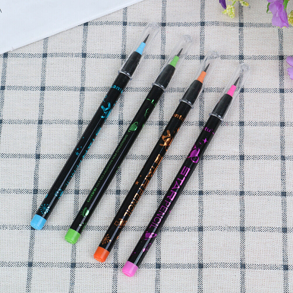 4Pcs multifunctional beautiful mechanical pencil bullet head writing stat.l8