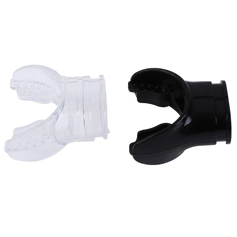 2Pcs Soft Silicone Mouth Dive Breathing Tube Mouthpiece Snorkeling RegulatorUS