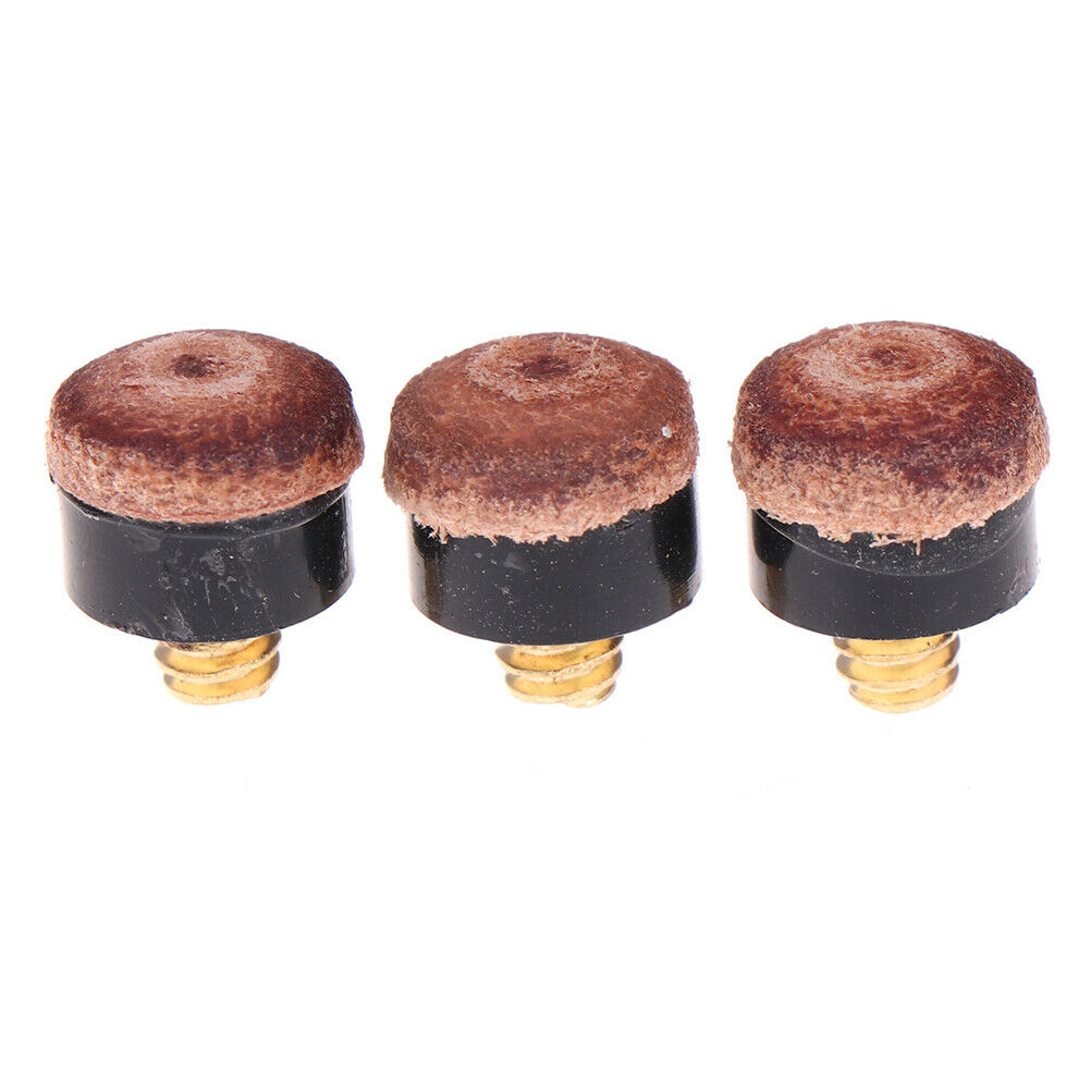 5pcs Screw On Cue Tips Billiard Pool Cue Stick Snooker Cue Replacement Pa.l8