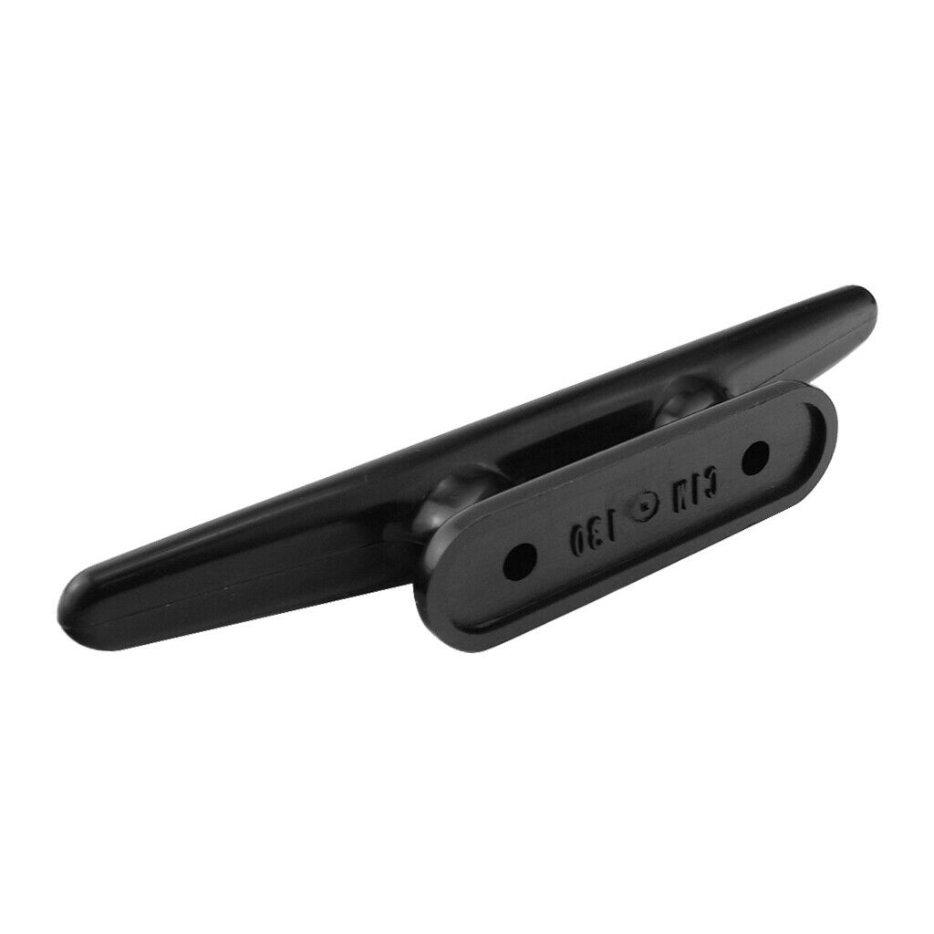 Black 125mm Nylon Mooring Cleat Dock Anchor Cleat for Yacht Kayaks Boats