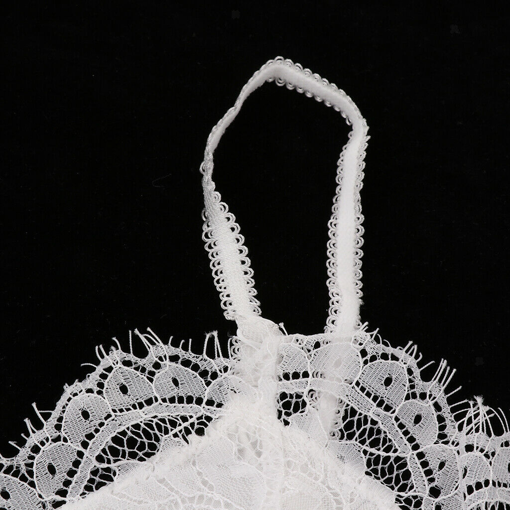 Women's Floral Lace Bra Comfort Bra Brassiere - White(No Pad), as described