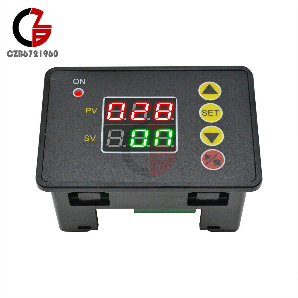 AC110-220V Digital Time Delay Relay Module Timer Cycle Controller w/ LED Display