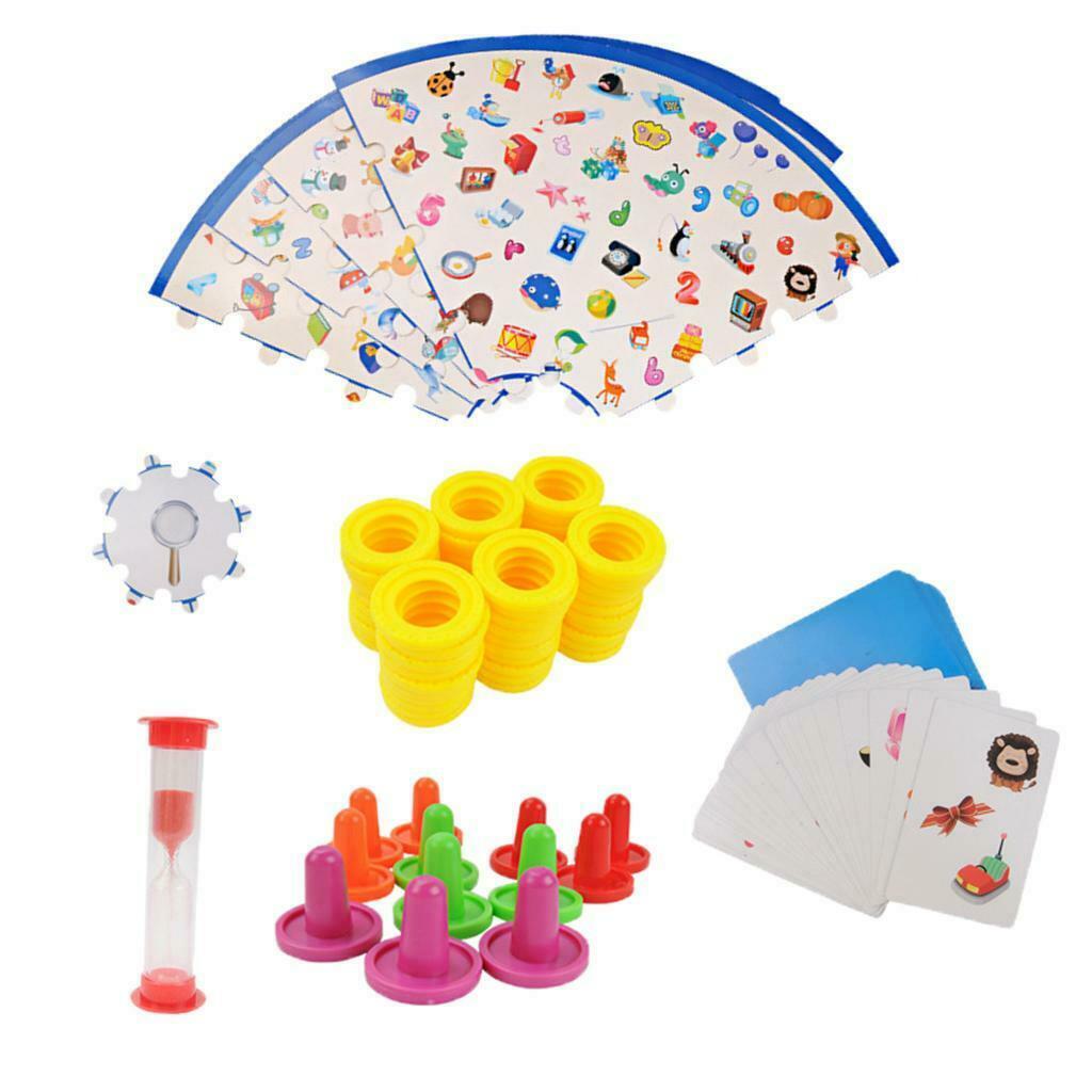 Flash Cards Toddlers Kids Math Game Preschool Detective Games for 1-4 Playsers