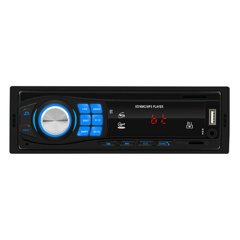 12V 1DIN Bluetooth MP3 Player SD U Disk FM Radio Audio Remote Control Conversion