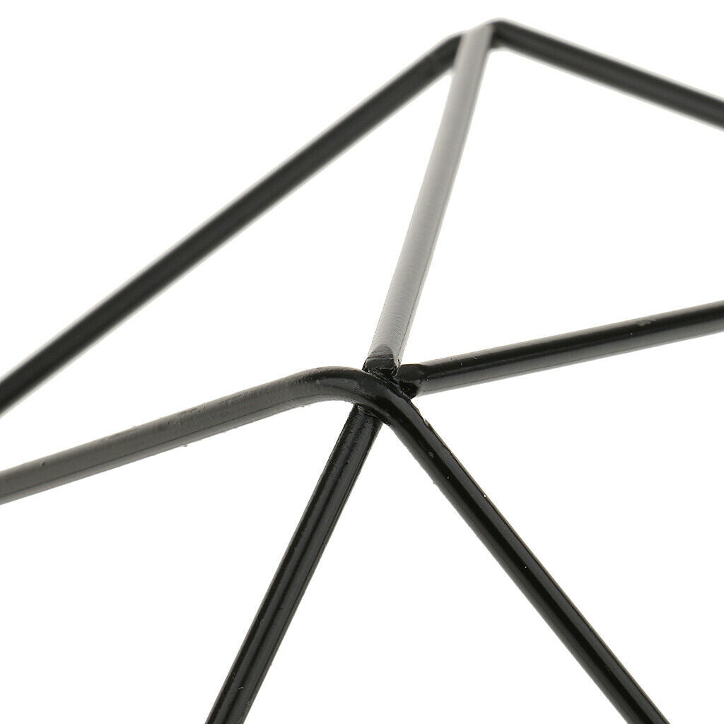 Hanging Metal Tillandsia Air Plant Rack Holder Flower Pot Black