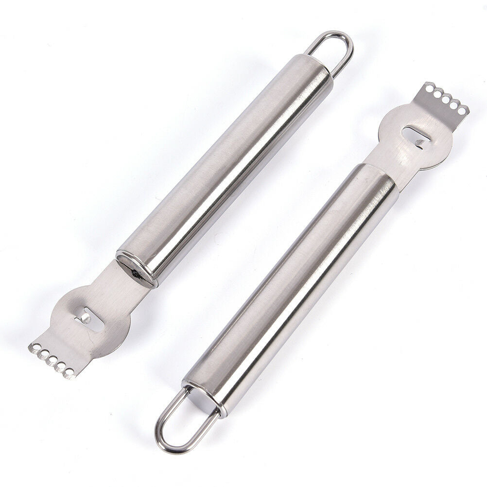 Lemon Orange Zester Citrus Grater Stainless Steel Grips Lime Zest Peeling .l8
