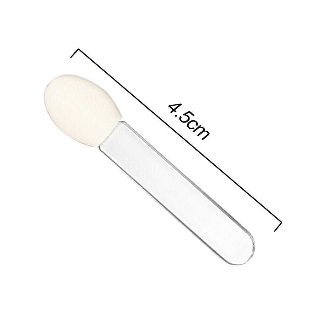 10 Pieces Disposable Single-Side Eyeshadow Brush Sponge Comestic Applicator