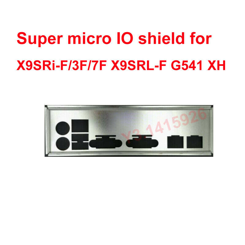 Supermicro IO shield Baffle X9SRi-F X9SRi-3F X9SRE-F X9SRE-3F X9SRH-7F X9SRL-F