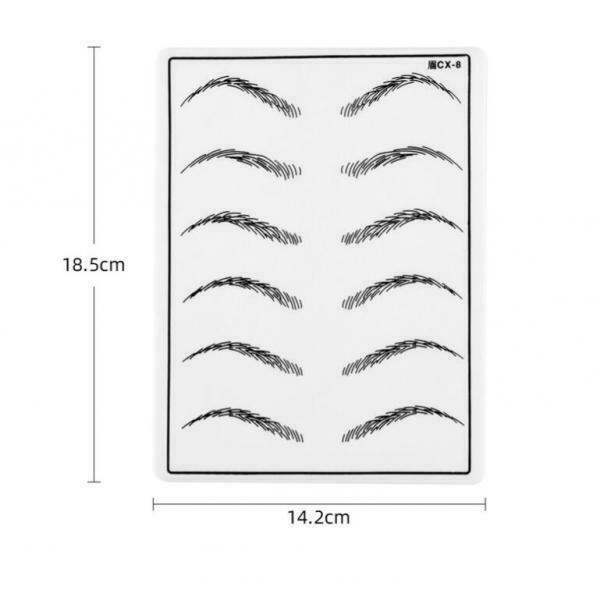 Permanent Eyebrow Practice Kit Pen Tool Ring Cup Disposable Finger Cradle