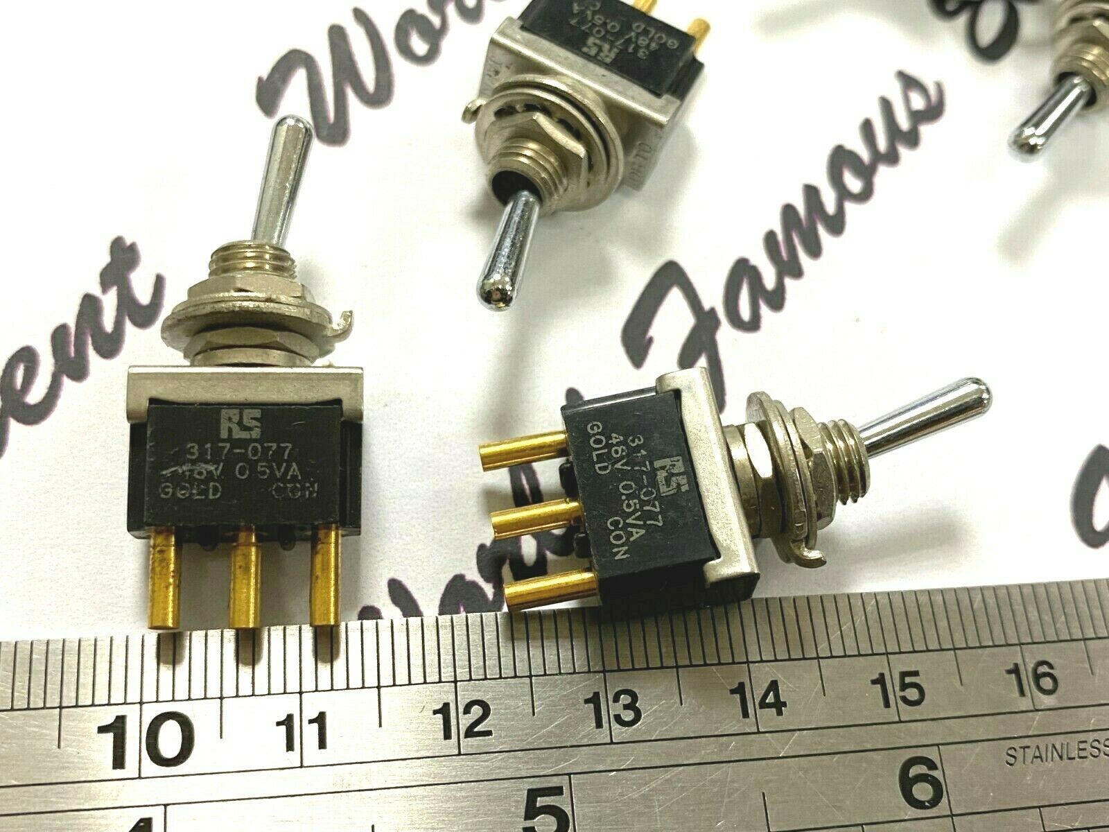1pcs - OHTO RS 317-077 48V 0.5VA ON/ON Switch - JAPAN