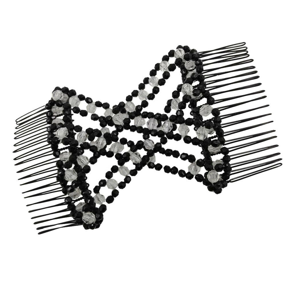 Magic Hair Combs Beads Double Hair Clips Bun Maker Female Hair Accessory