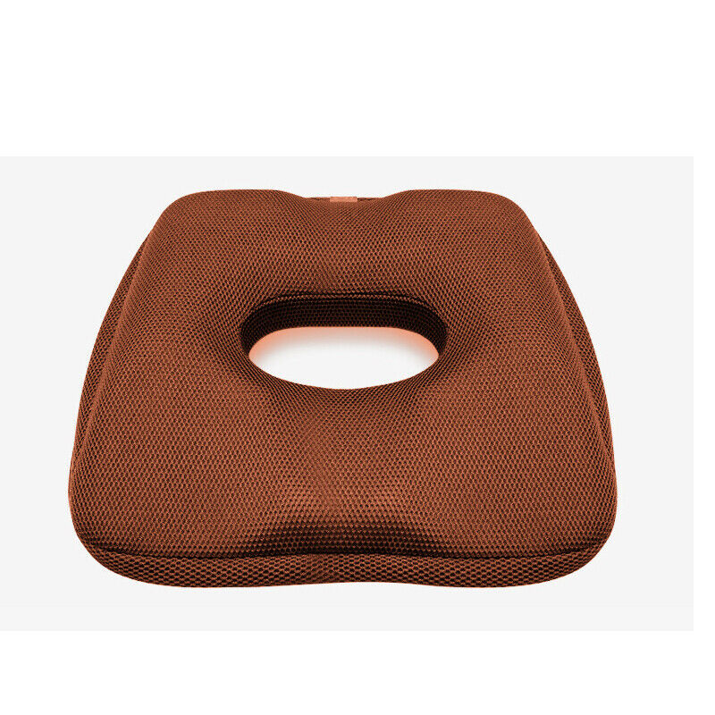 1x Cooling Gel Seat Cushion Memory Foam Coccyx Car Plane & Home Office Chair Pad