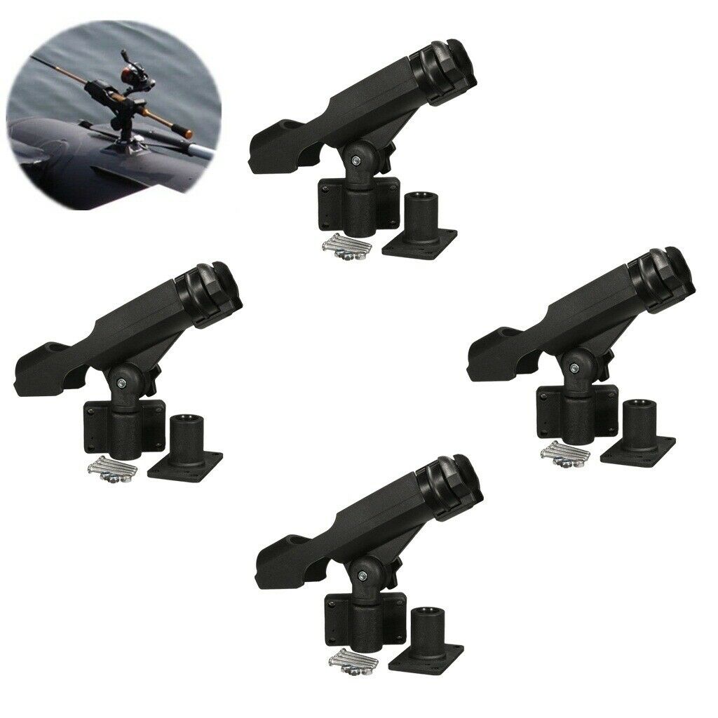 4 piece set adjustable plastic rod holder rod stand
