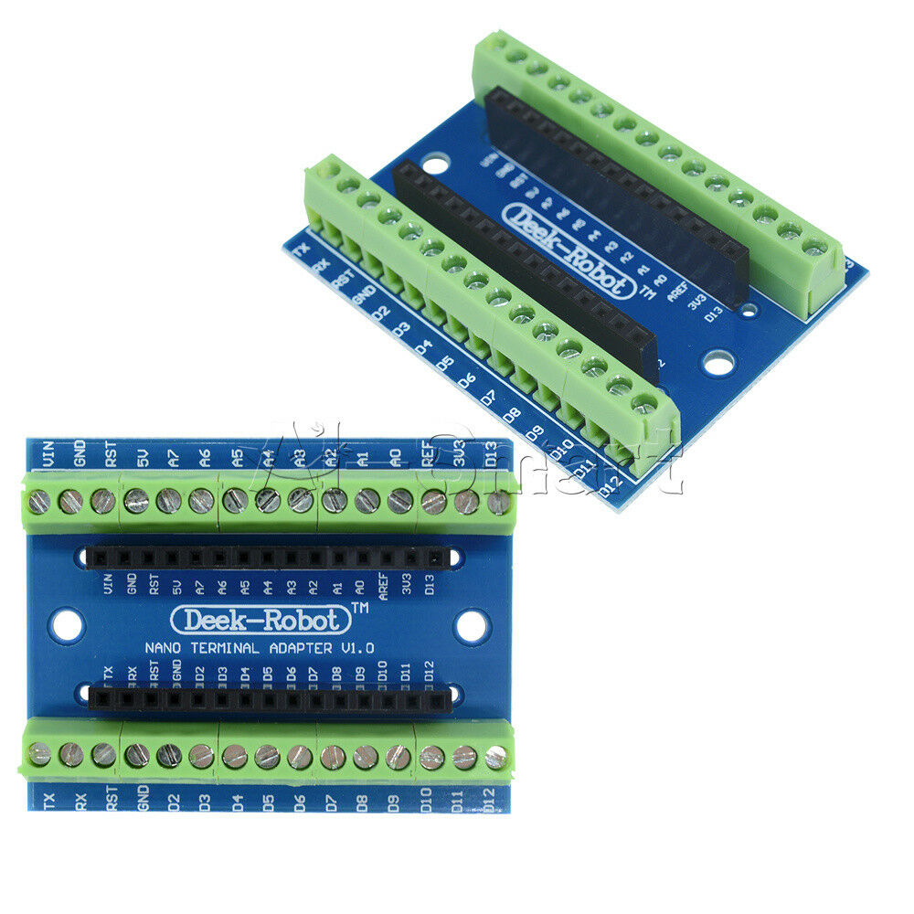 Nano V3.0 Terminal Adapter for the Arduino Nano AVR ATMEGA328P-AU Module Board