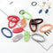 7Pcs Acetate Hollow Oval Charms Bead for DIY Earring Finding Pendant Jewelry