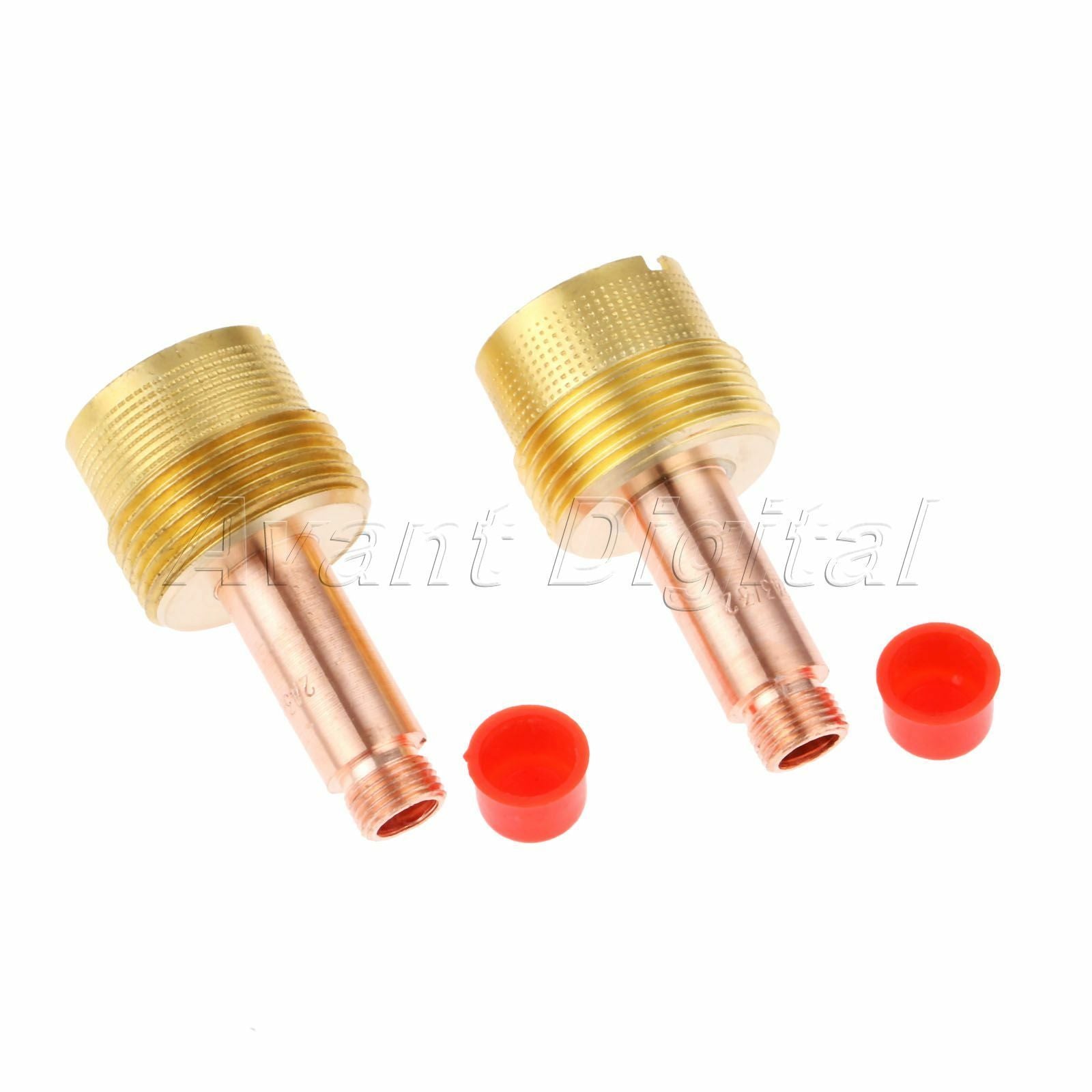 2Pc 45V64 Extra Large gas lens collet bodies 3/32" for TIG weld Torch WP17 18 26