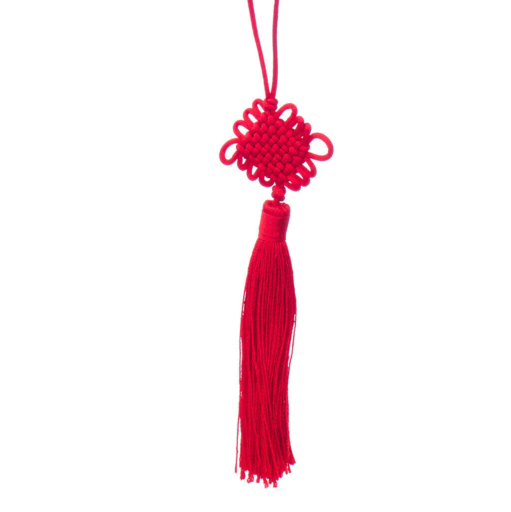 Chinese Hanging Decoration Tassel Knot Blessing Good Car Lucky Home